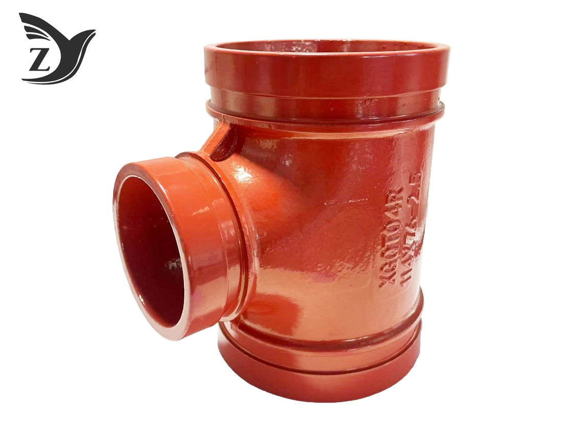 Fire Grooved Reducing Tee 3