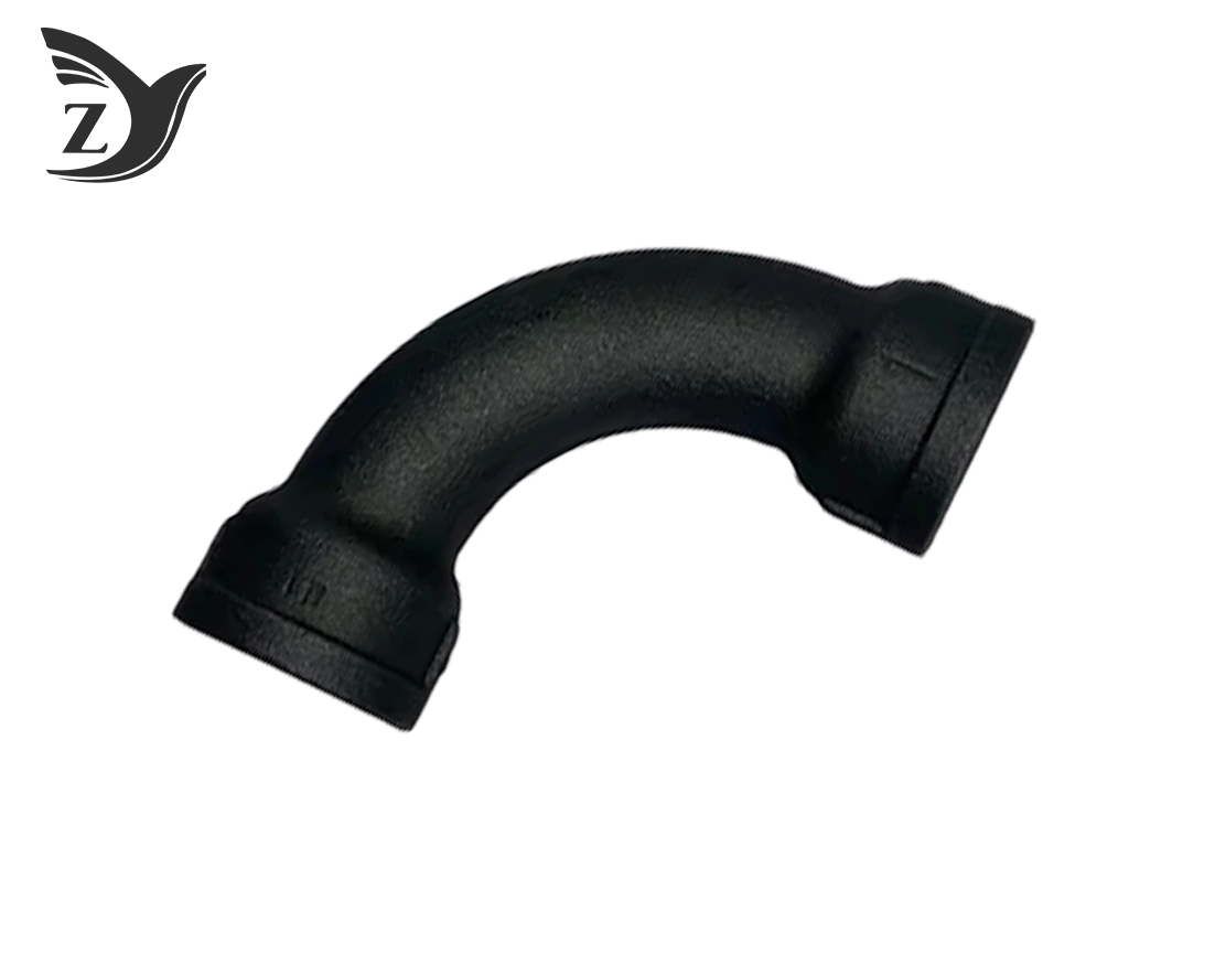 Black FxF 90° Long Bend Malleable Iron Pipe FittingsFittings 3 Black FxF 90° Long Bend Malleable Iron Pipe FittingsFittings 3