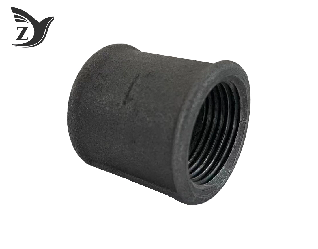 Black Round Face Coupling Pipe Fittings 1 Black Round Face Coupling Pipe Fittings 1
