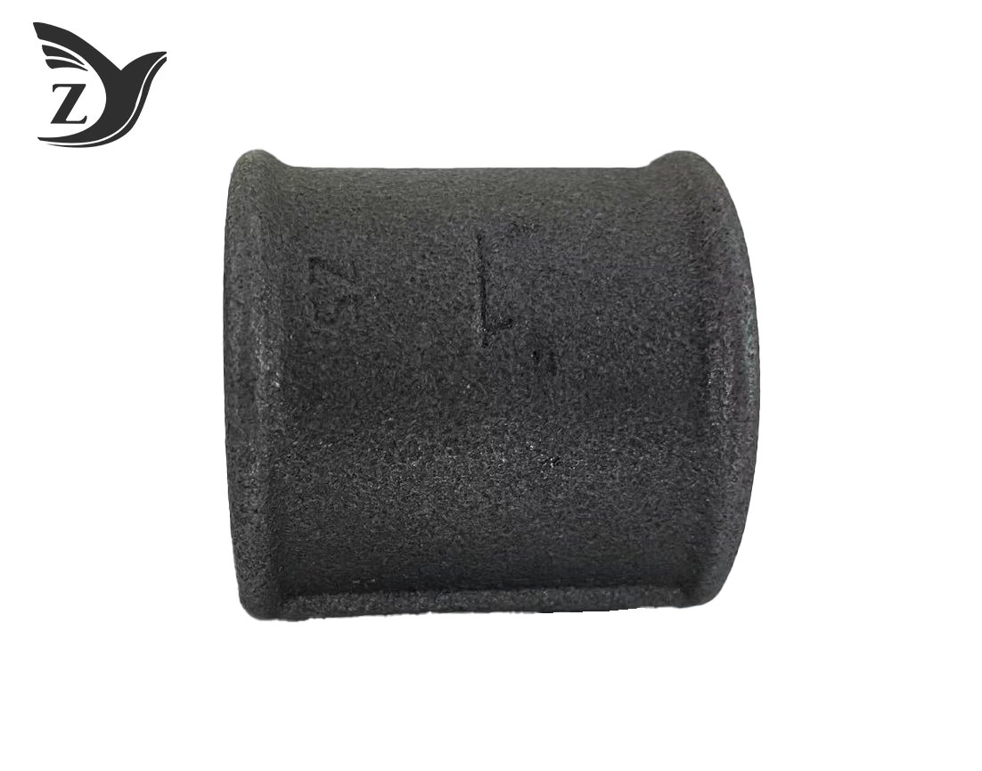 Black Round Face Coupling Pipe Fittings 3 Black Round Face Coupling Pipe Fittings 3