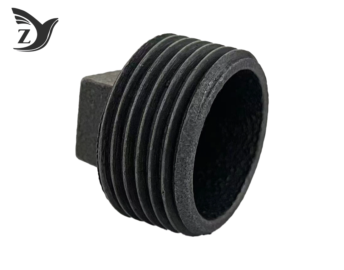Black Flangeless Plug Pipe Fittings 1 Black Flangeless Plug Pipe Fittings 1