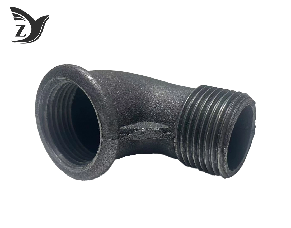 Black Round Face Male-Female 90° Elbow Pipe Fittings 1 Black Round Face Male-Female 90° Elbow Pipe Fittings 1