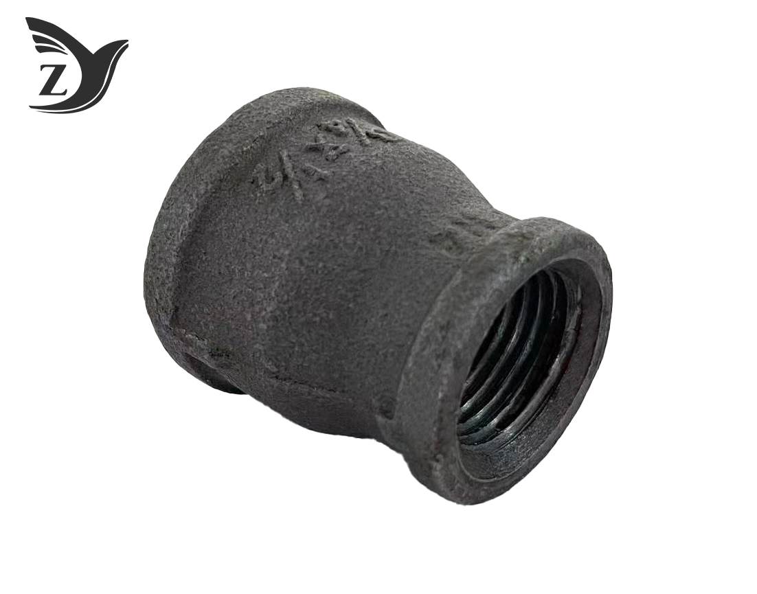 Black Square Face Reducing Coupling Pipe Fittings 1 Black Square Face Reducing Coupling Pipe Fittings 1