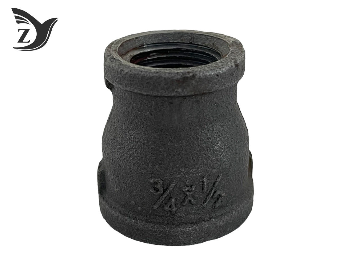 Black Square Face Reducing Coupling Pipe Fittings 3