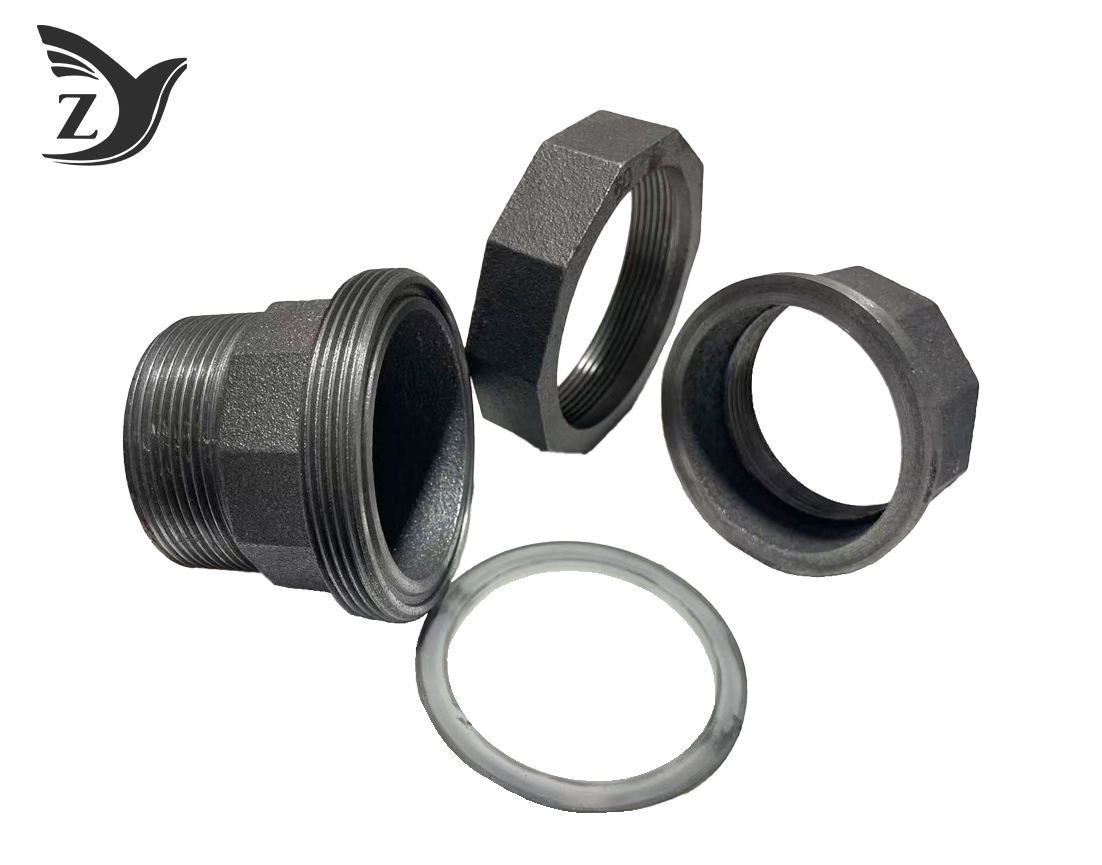 Black Male-Female Union 331 Pipe Fittings 3