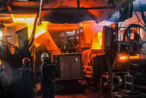 Steel Casting & Smelting Workshop Steel Casting & Smelting Workshop