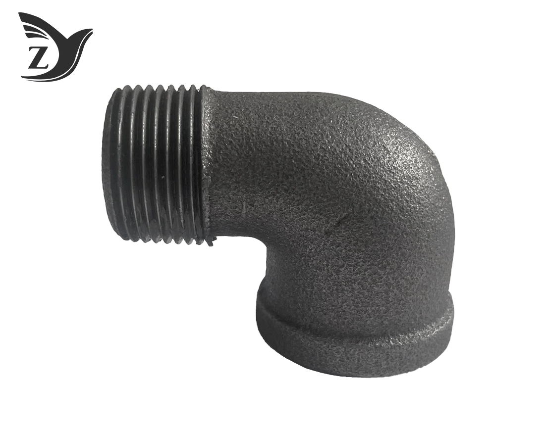 Black Square Face Male-Female 90° Elbow Pipe Fittings 2 Black Square Face Male-Female 90° Elbow Pipe Fittings 2