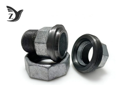 NPT Galvanized Male Female Threaded Union 341 Pipe Fittings 3