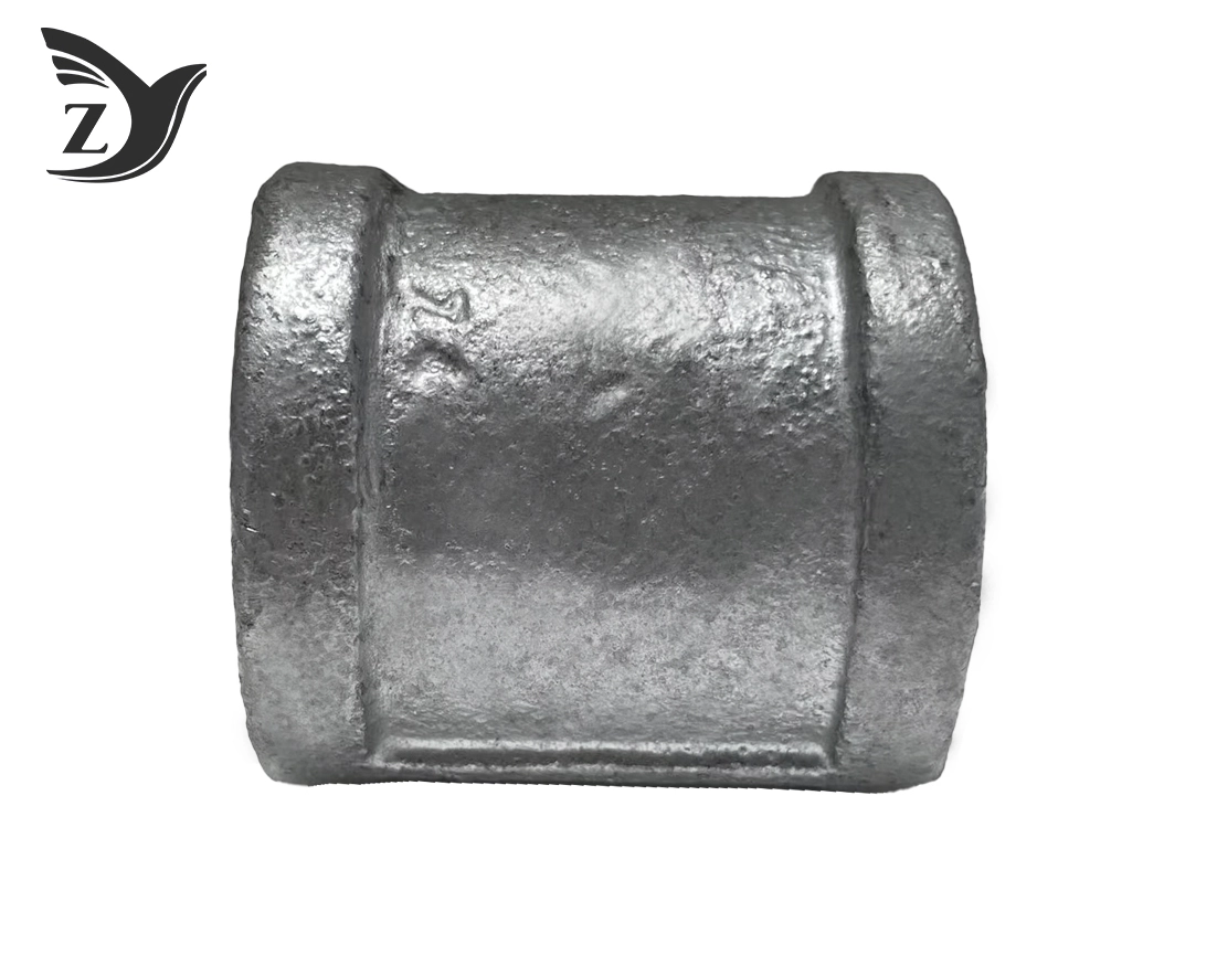BSPT Square Face Galvanized Square Edge Coupling Pipe Fittings 3 BSPT Square Face Galvanized Square Edge Coupling Pipe Fittings 3