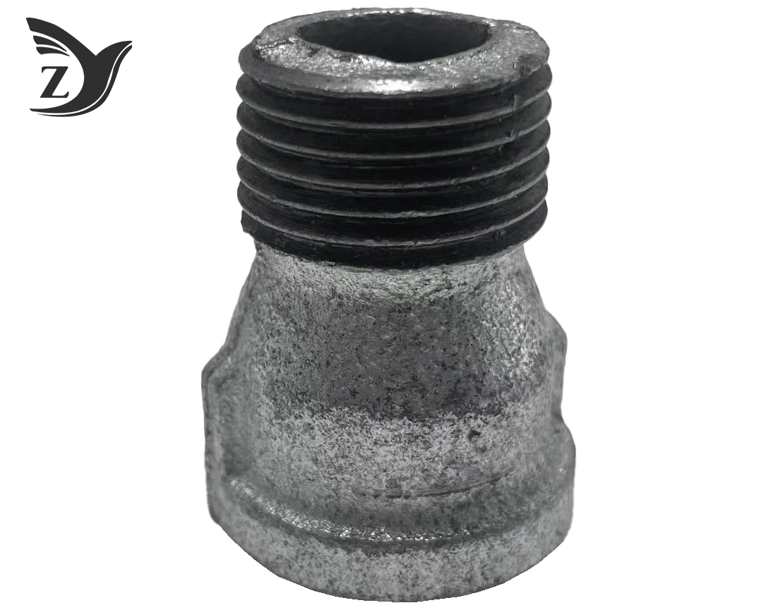 NPT Thread Square Edge Reducing Street Coupling Pipe Fittings1