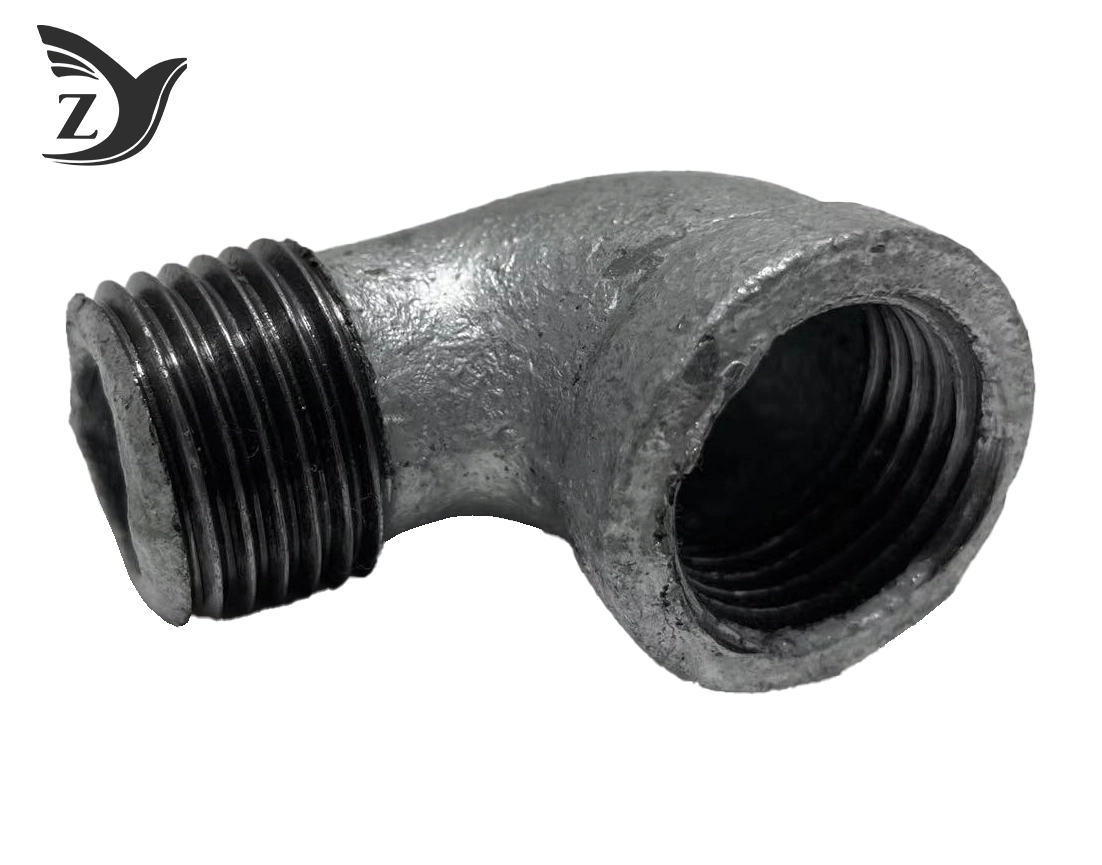 No Hub Hot Dip Galvanized 90° Elbow Pipe Fitting 2 No Hub Hot Dip Galvanized 90° Elbow Pipe Fitting 2