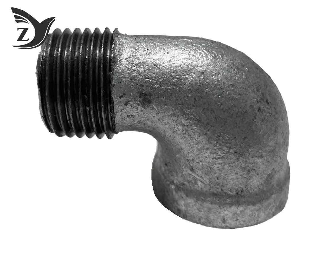 No Hub Hot Dip Galvanized 90° Elbow Pipe Fitting 3 No Hub Hot Dip Galvanized 90° Elbow Pipe Fitting 3
