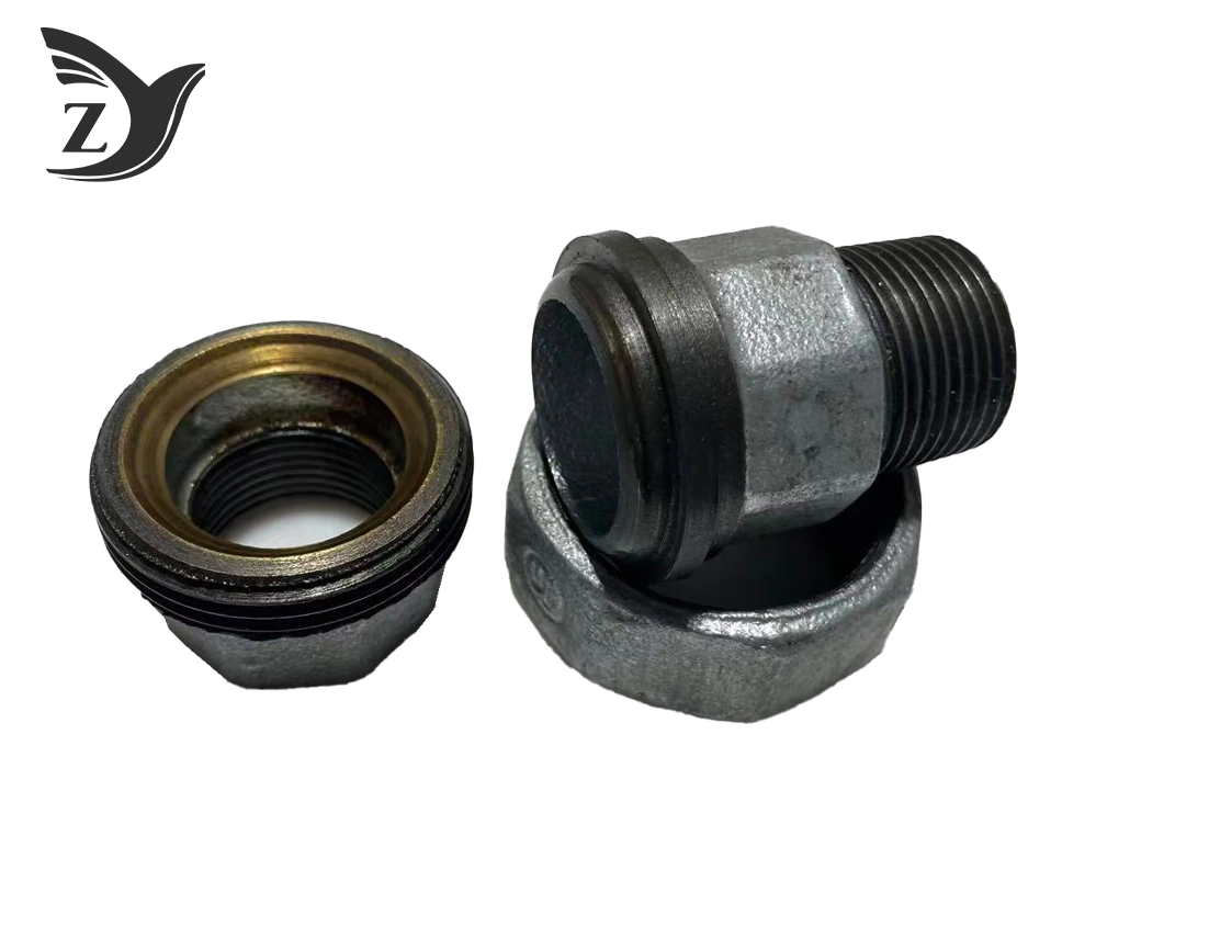 No Hub Hot Dip Galvanized 90° Elbow Pipe Fitting 1