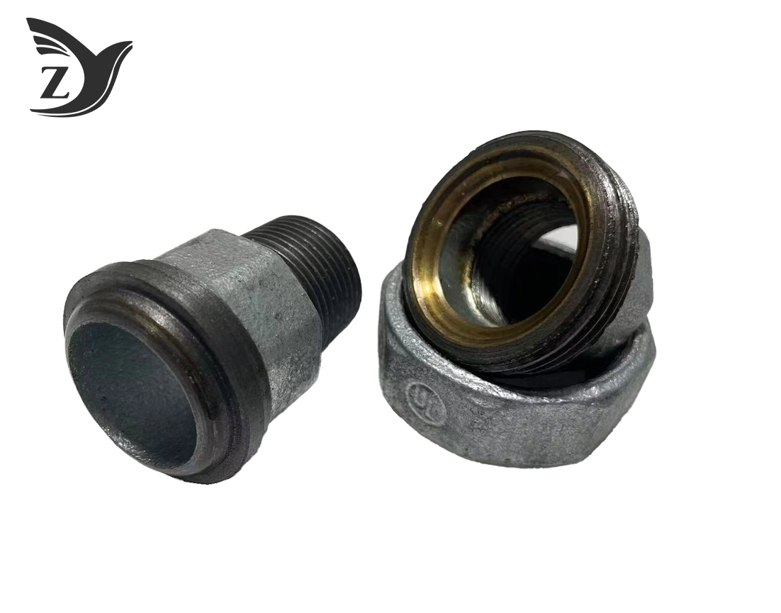 No Hub Hot Dip Galvanized 90° Elbow Pipe Fitting 3