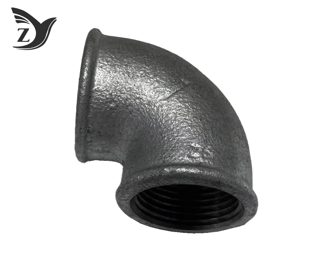 No Hub Hot Dip Galvanized 90° Elbow Pipe Fitting 2 No Hub Hot Dip Galvanized 90° Elbow Pipe Fitting 2