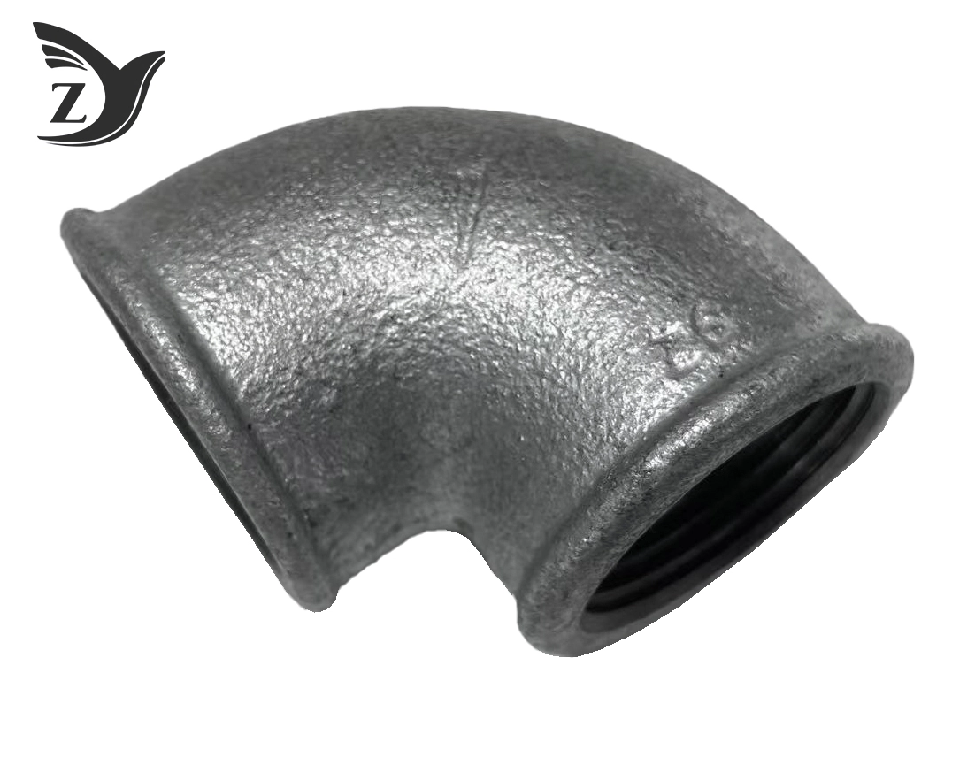 No Hub Hot Dip Galvanized 90° Elbow Pipe Fitting 3 No Hub Hot Dip Galvanized 90° Elbow Pipe Fitting 3