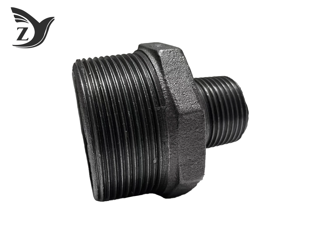 NPT Reducing Male Black Pipe Fitting 1 NPT Reducing Male Black Pipe Fitting 1