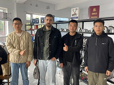 Client Visit & Business Exchange at Factory