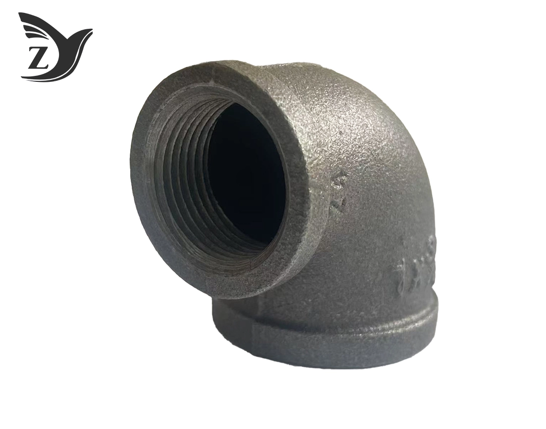 Black Square Edge Reducing 90° Elbow 1