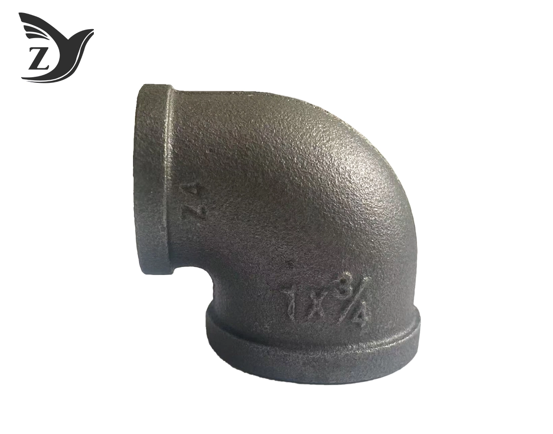 Black Square Edge Reducing 90° Elbow 3 Black Square Edge Reducing 90° Elbow 3