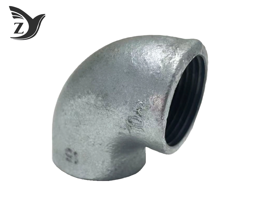 No Hub Electro Galvanized 90° Elbow Pipe Fitting 1 No Hub Electro Galvanized 90° Elbow Pipe Fitting 1