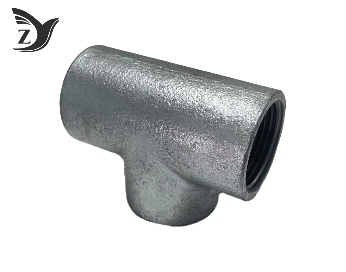 No Hub Electro Galvanized Straight Tee Pipe Fitting 1 No Hub Electro Galvanized Straight Tee Pipe Fitting 1