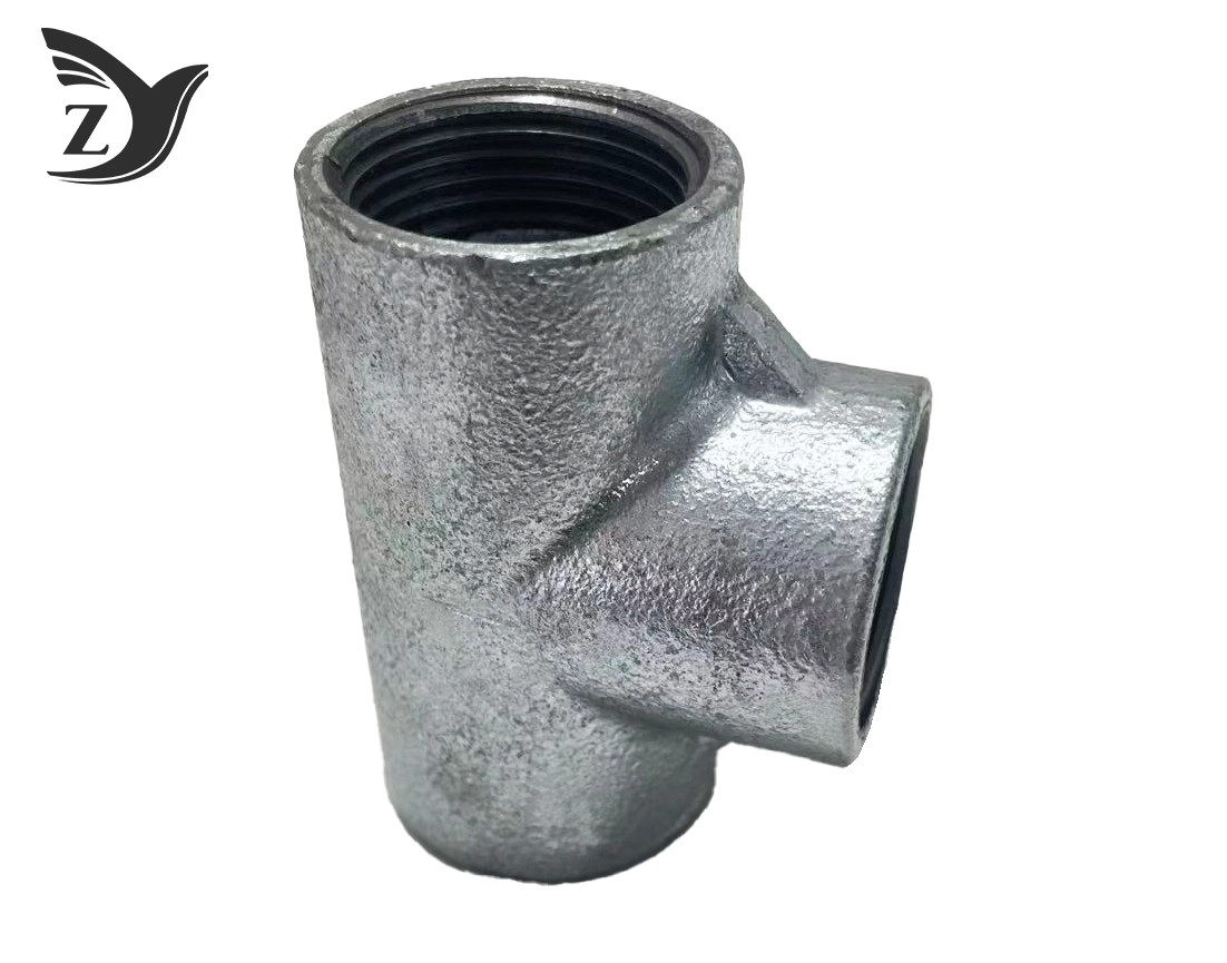 No Hub Hot Dip Galvanized Straight Tee Pipe Fitting 2 No Hub Hot Dip Galvanized Straight Tee Pipe Fitting 2