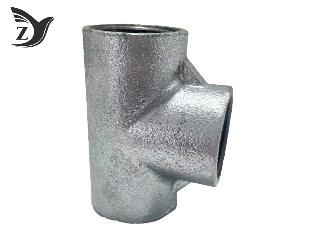 No Hub Hot Dip Galvanized Straight Tee Pipe Fitting 3 No Hub Hot Dip Galvanized Straight Tee Pipe Fitting 3