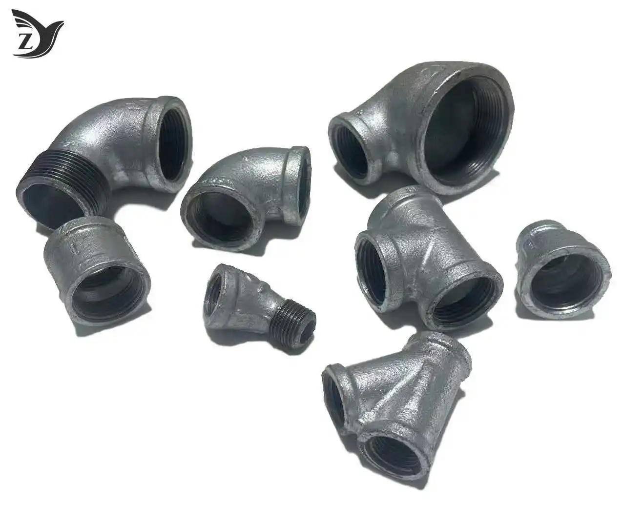 Galvanized Malleable Iron Pipe Fittings Galvanized Malleable Iron Pipe Fittings