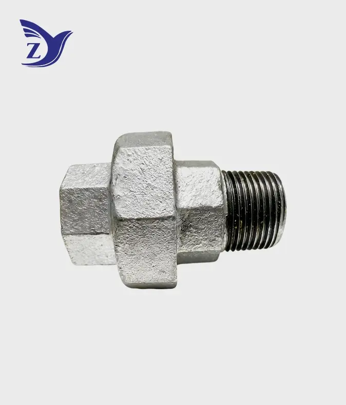 galvanized male female threaded union 341 pipe fittings
