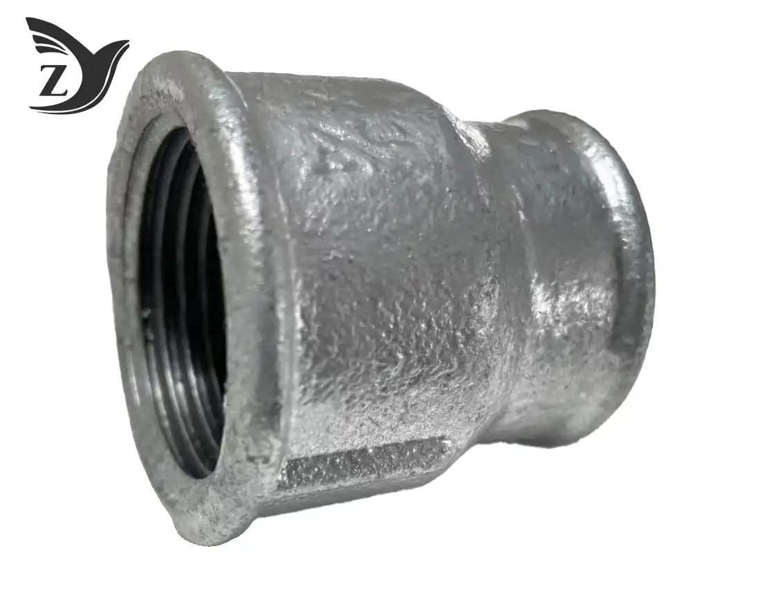 round face galvanized round edge reducing coupling pipe fittings
