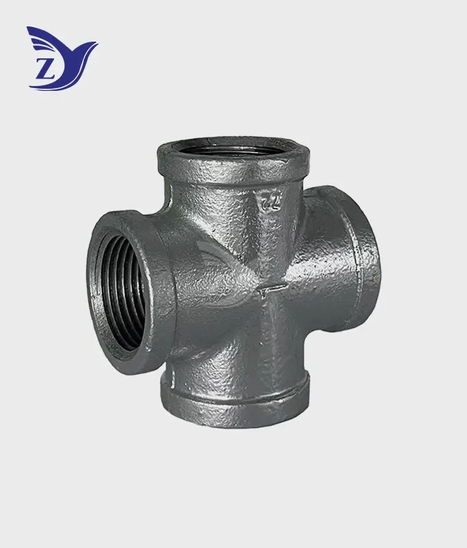 https://www.zymalleablepipefitting.com/galvanized-malleable-iron-pipe-fittings/npt-square-face-galvanized-square-edge-cross-pipe-fittings