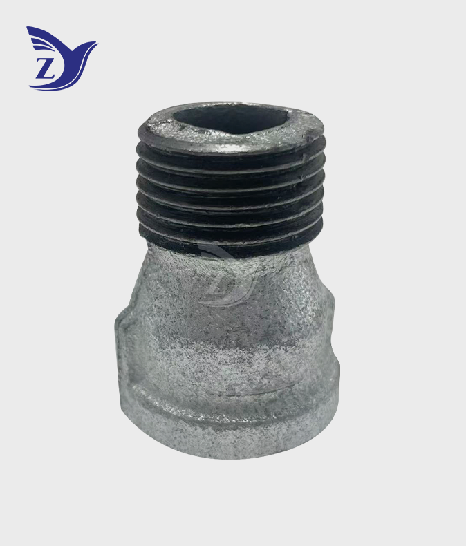 thread square edge reducing street coupling pipe fittings