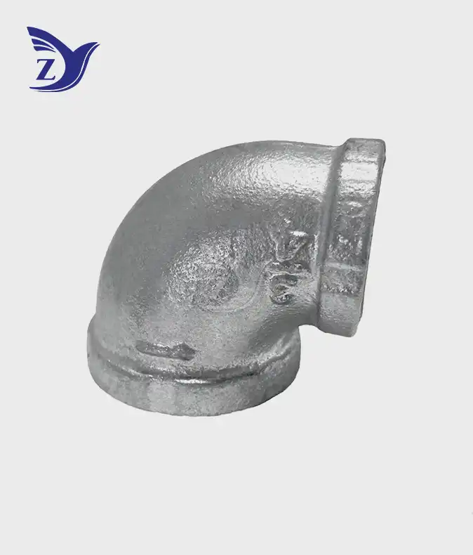 Beaded Galvanized BSPT Round Edge Male-Female Reducing Coupling