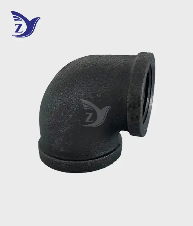 Black Square Edge Reducing 90° Elbow Black Square Edge Reducing 90° Elbow