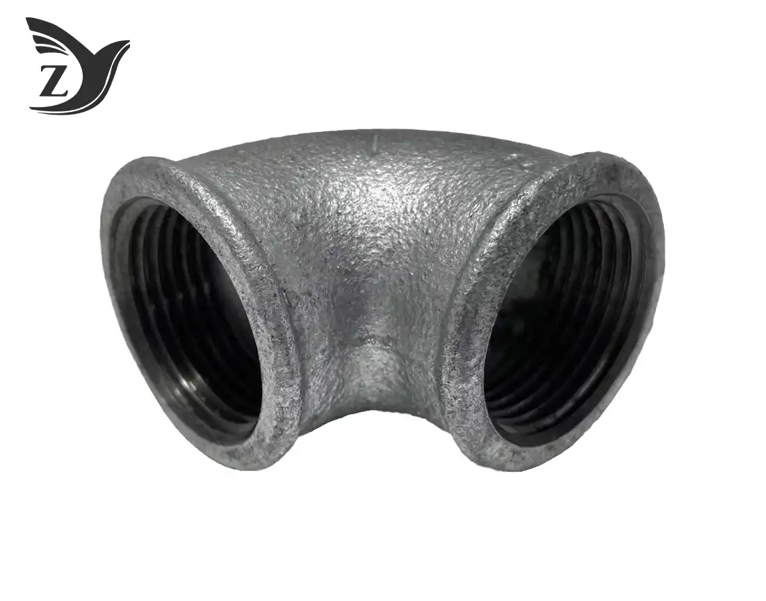 hot-dip galvanized round edge 90° elbow