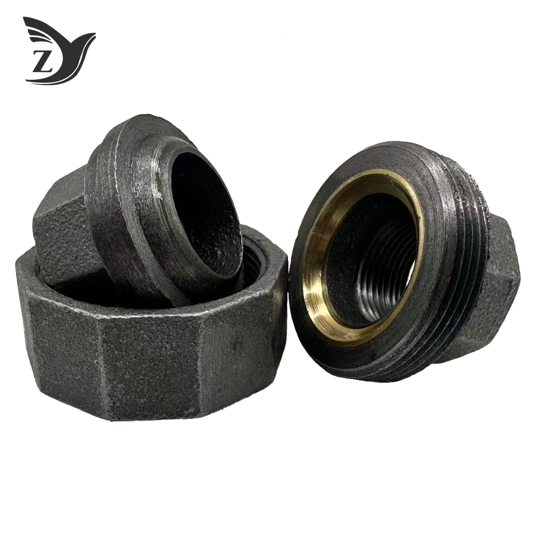 Black Malleable Iron Union Class 300 1