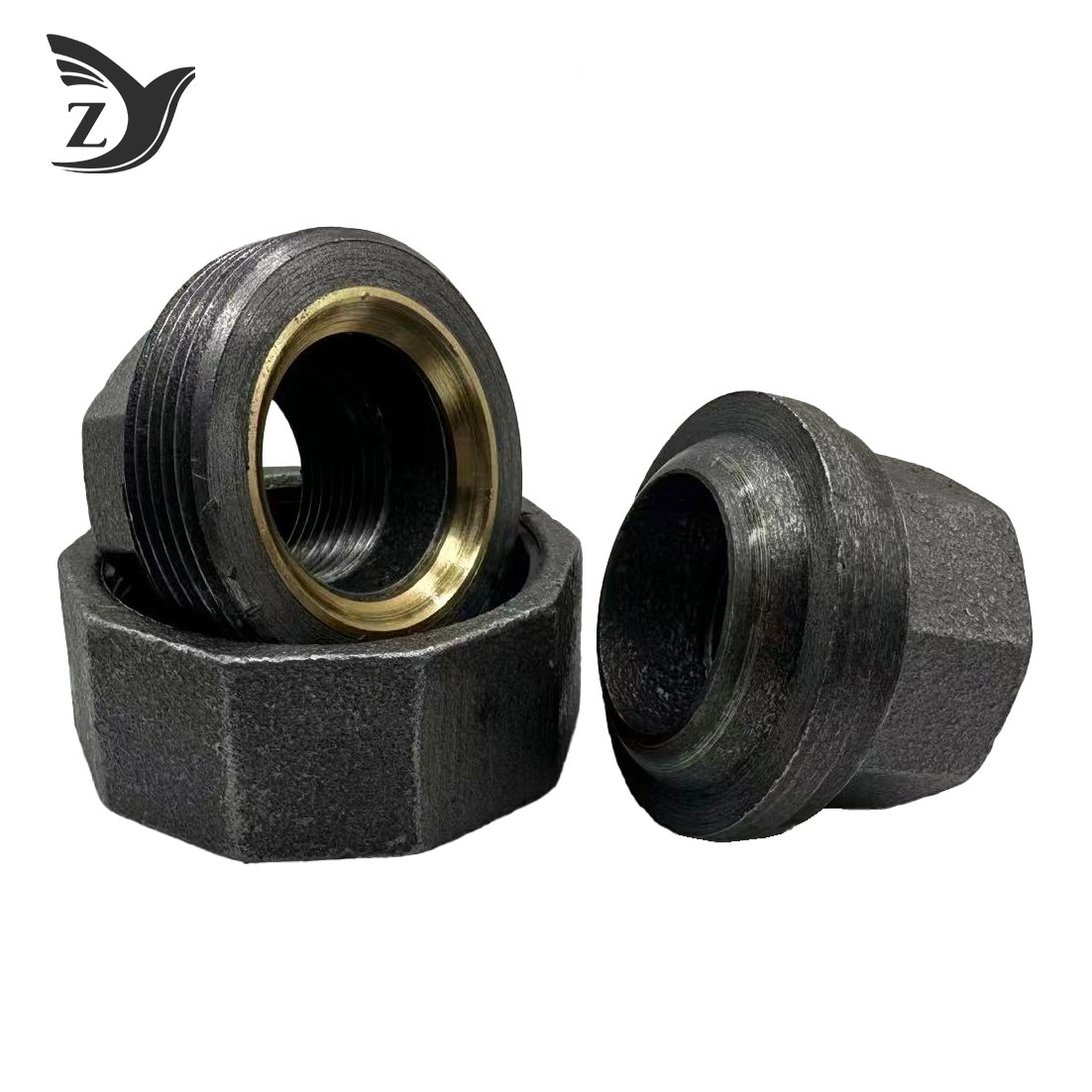 Black Malleable Iron Union Class 300 3 Black Malleable Iron Union Class 300 3