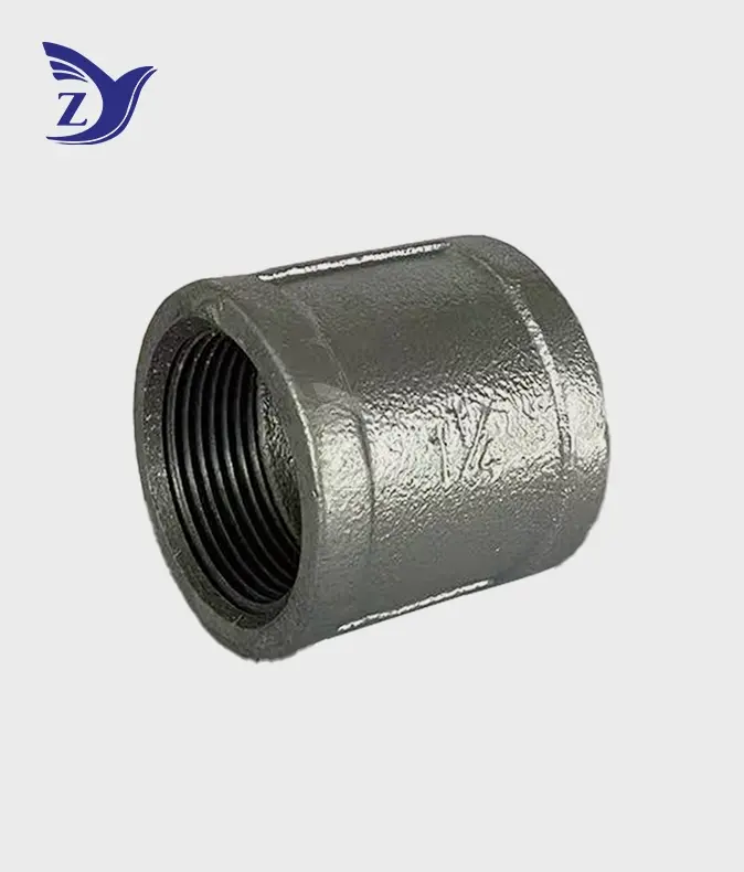 BSPT square face galvanized square edge coupling pipe fittings BSPT square face galvanized square edge coupling pipe fittings