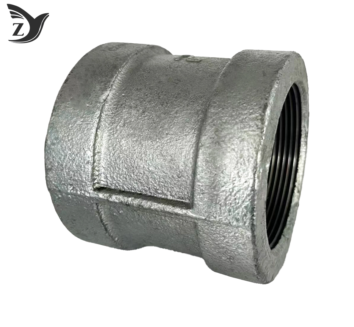 Class 300 Hot Dipped Galvanized Malleable Iron Equal Coupling Pipe Fitting 3