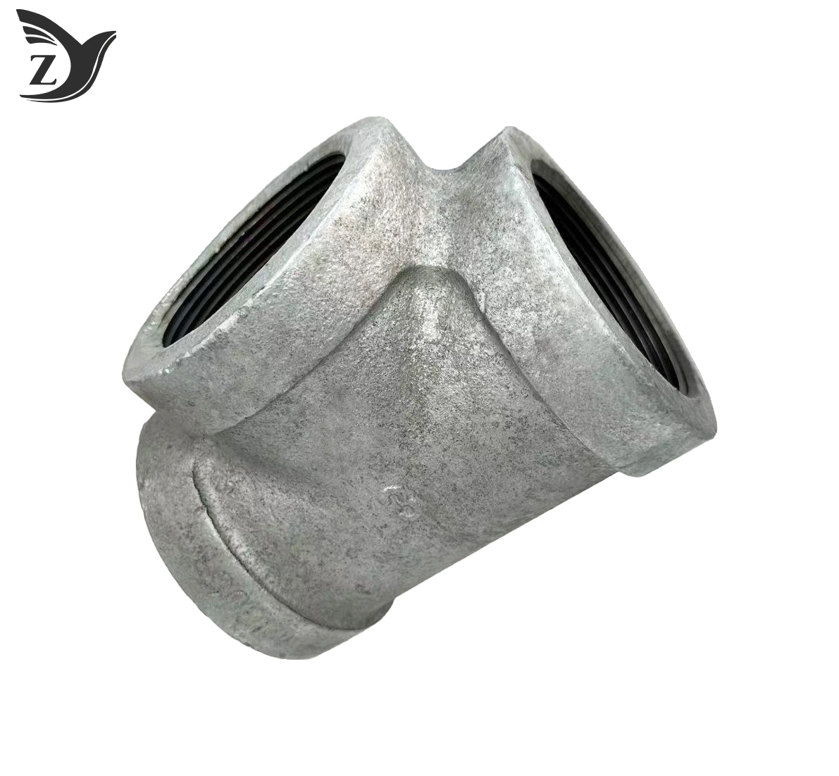 Class 300 Hot Dipped Galvanized Malleable Iron Equal Tee Pipe Fitting 3