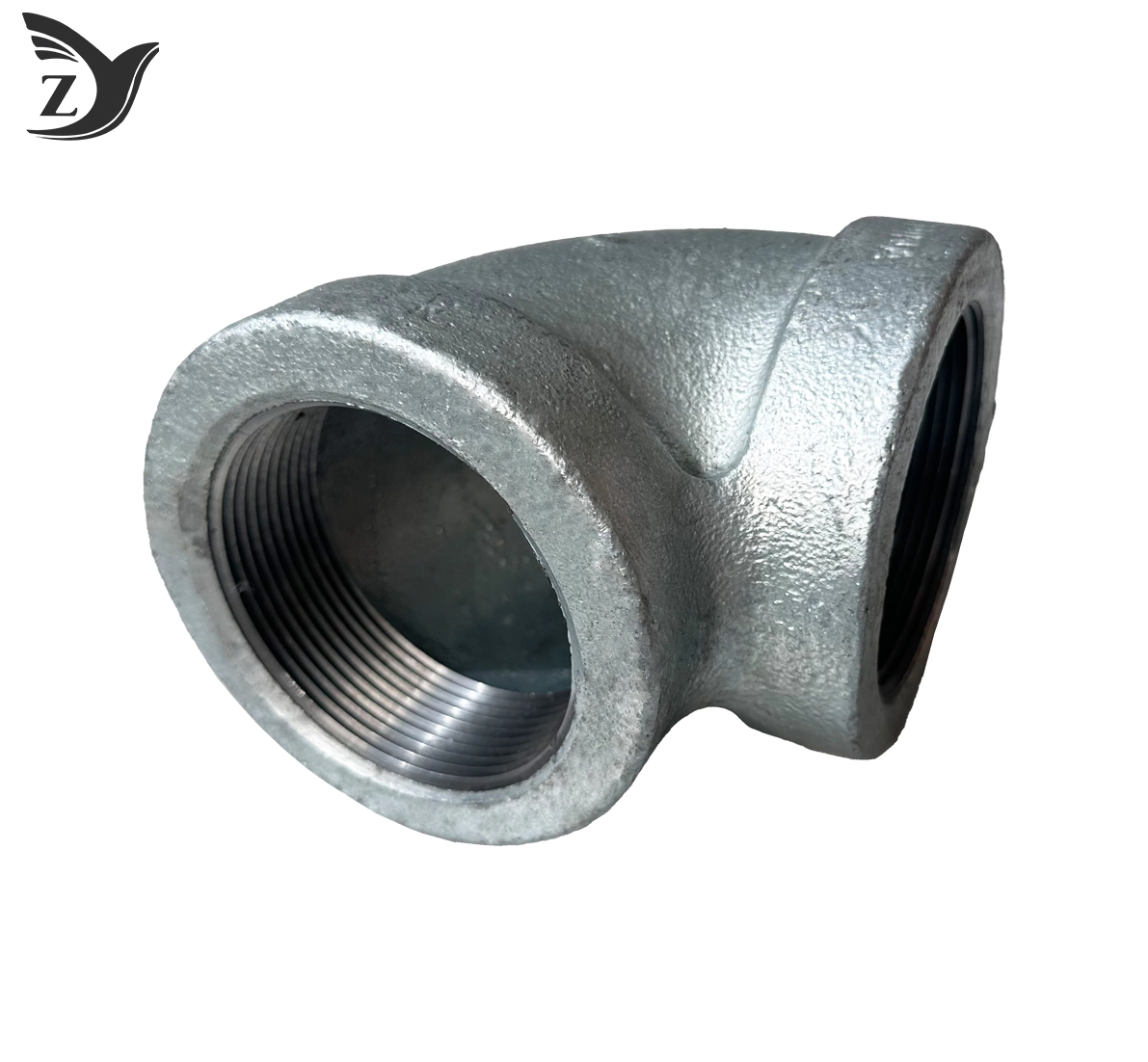 Class 300 Hot Dipped Galvanized Malleable Iron 90° Elbow 1