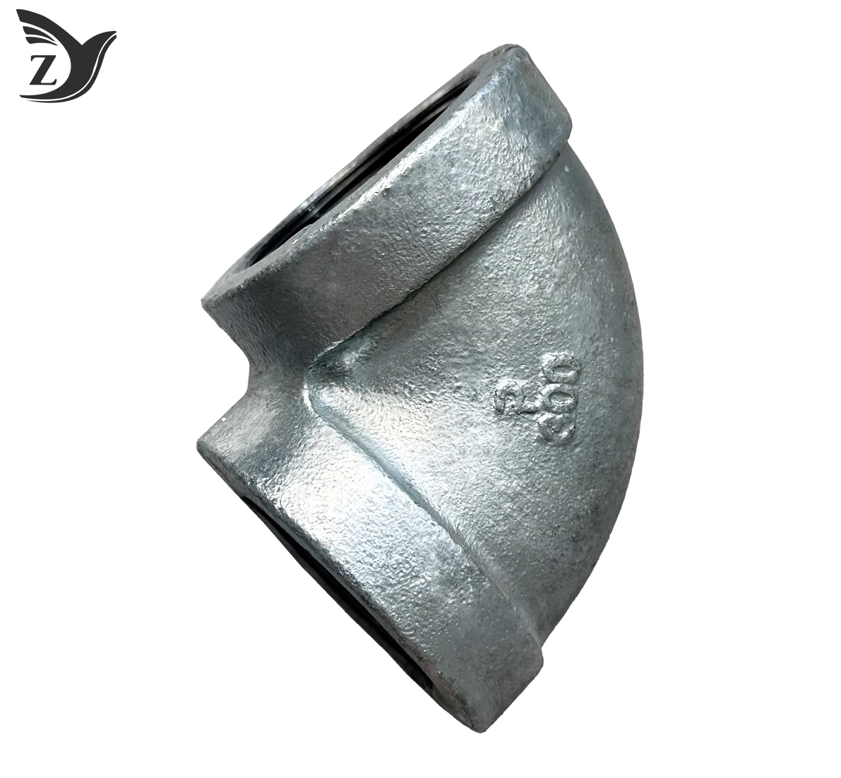 Class 300 Hot Dipped Galvanized Malleable Iron 90° Elbow 3