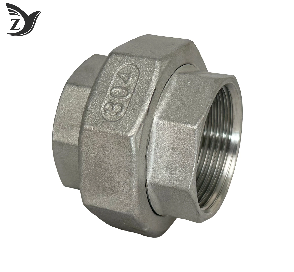 304 Stainless Steel Threaded Union 1