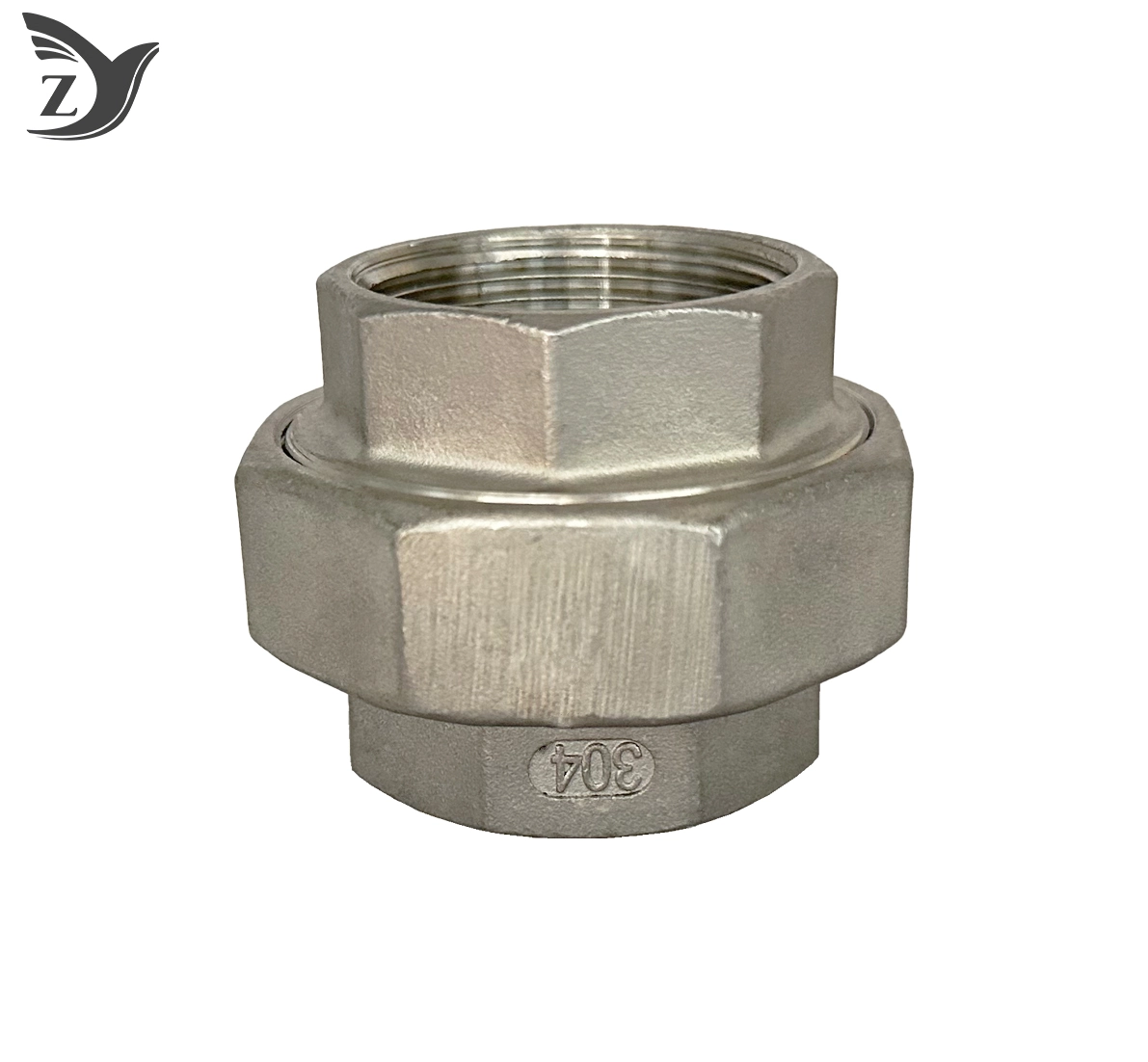304 Stainless Steel Threaded Union 3 304 Stainless Steel Threaded Union 3