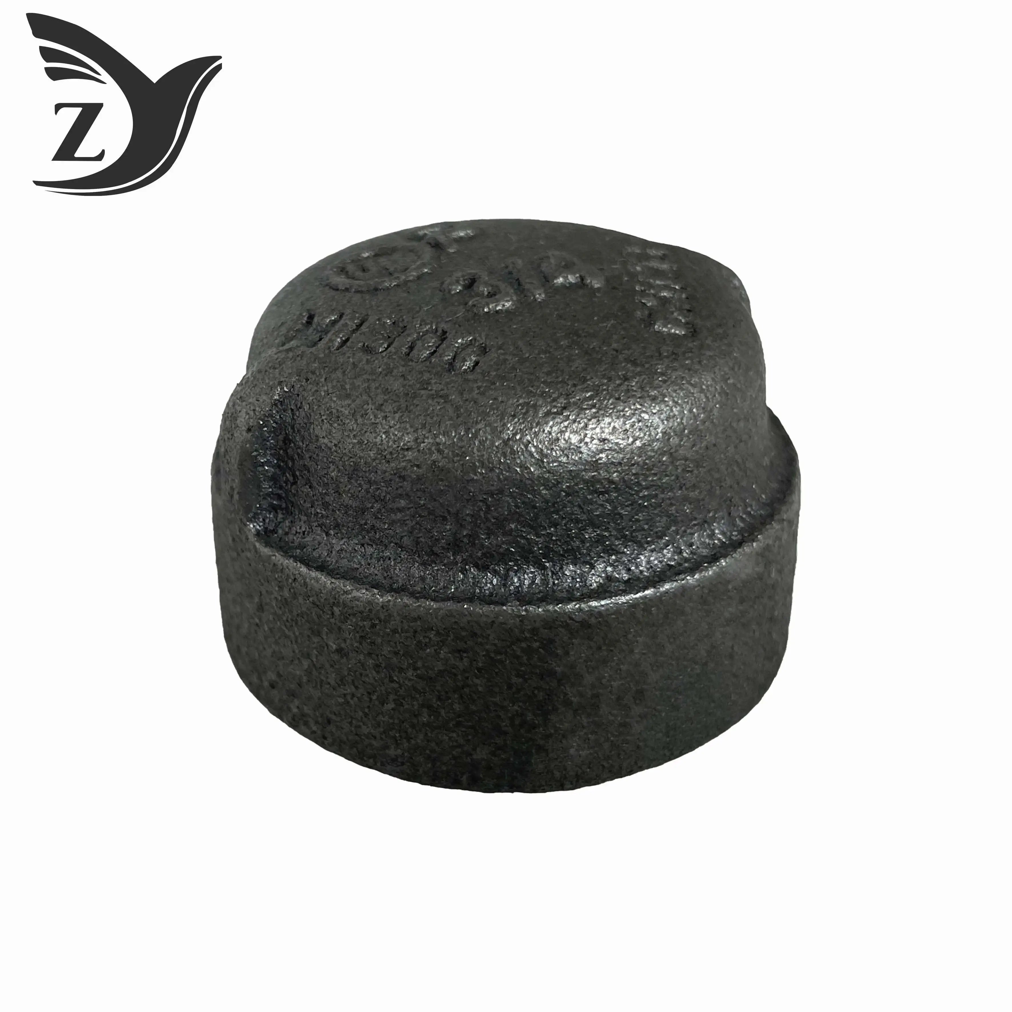 Class 300 Black Coated Malleable Iron Cap 3 Class 300 Black Coated Malleable Iron Cap 3