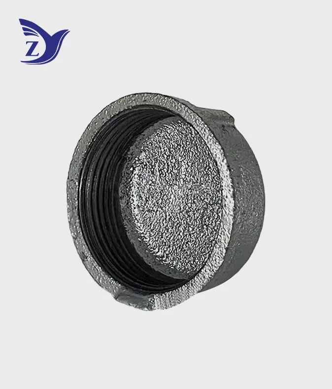 Galvanized pipe cap pipe fittings