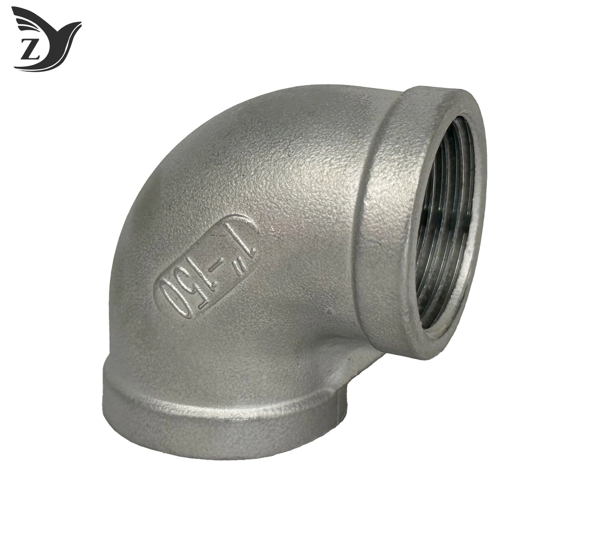 304 Stainless Steel Threaded 90° Elbow 1 304 Stainless Steel Threaded 90° Elbow 1