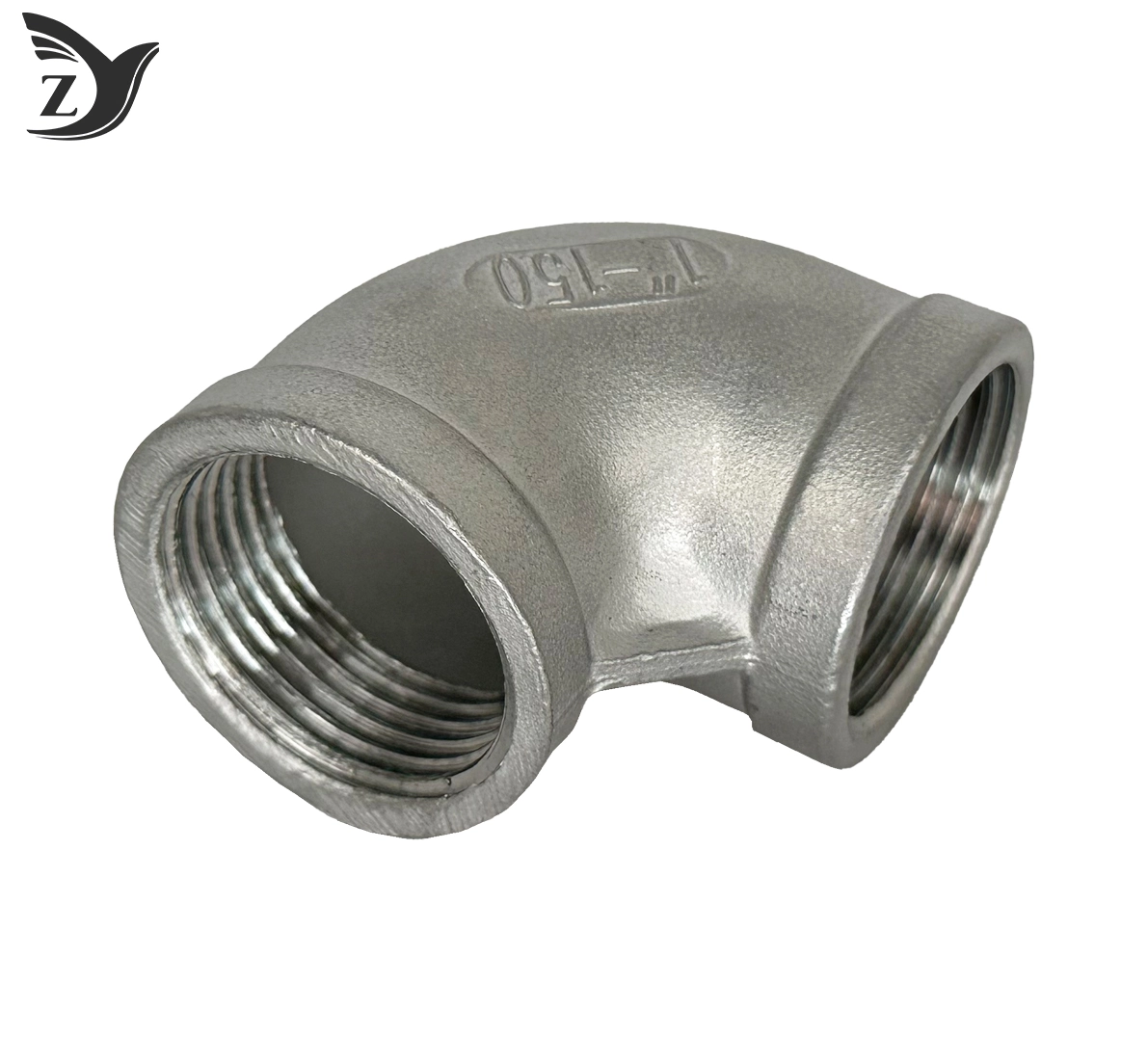 304 Stainless Steel Threaded 90° Elbow 3 304 Stainless Steel Threaded 90° Elbow 3