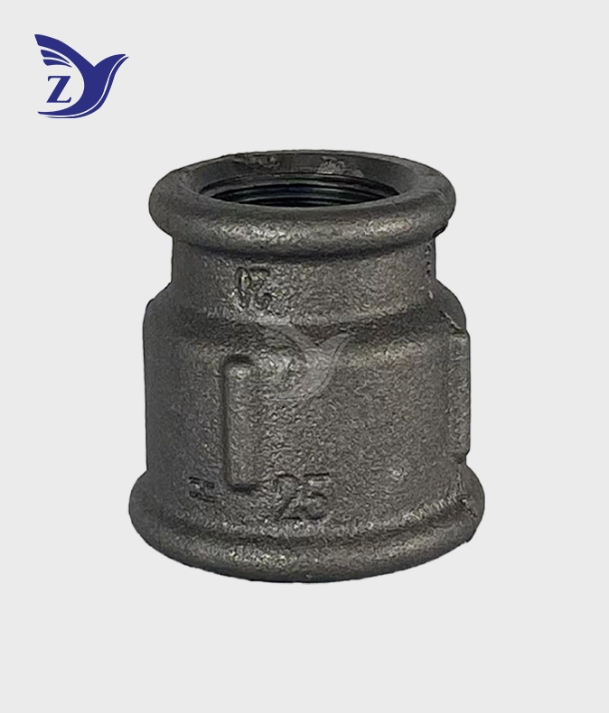 NPT Black Round Face Reducing Coupling Pipe Fittings